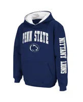 Youth Boys Colosseum Navy Penn State Nittany Lions 2-Hit Team Pullover Hoodie