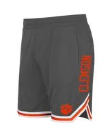 Men's Colosseum Charcoal Clemson Tigers Continuity Shorts