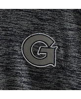 Men's Colosseum Heathered Navy Georgetown Hoyas Down Swing Raglan Polo Shirt