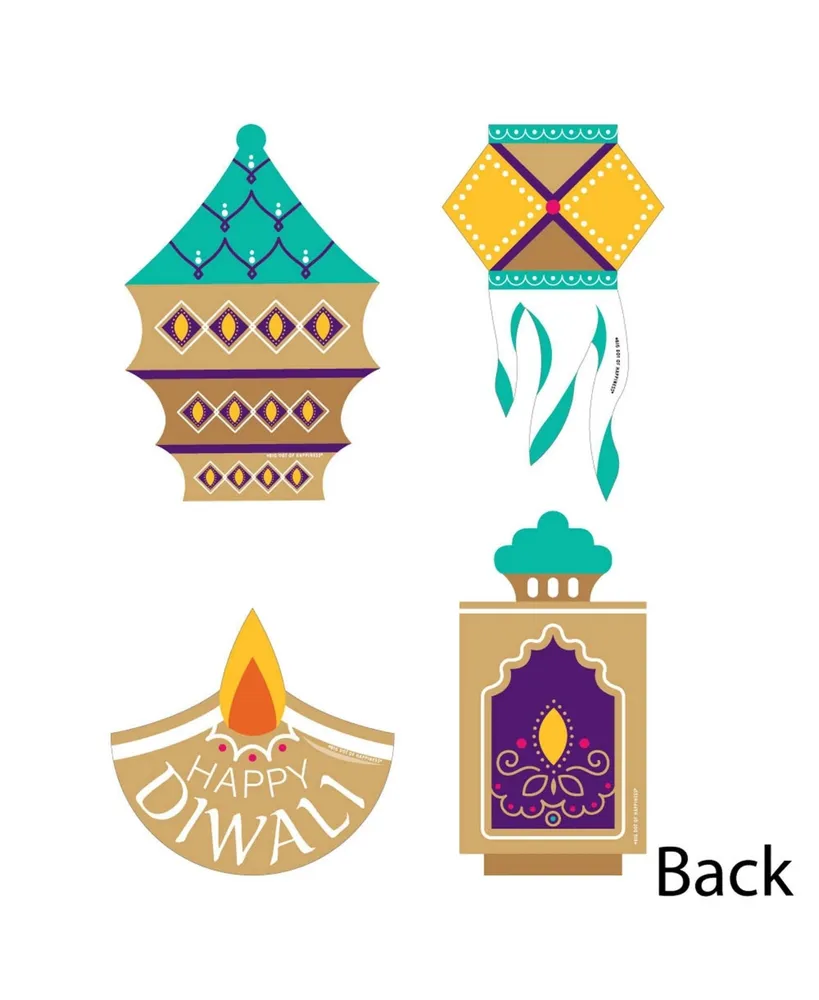 Happy Diwali - Decorations Diy Festival of Lights Party Essentials - 20 Ct