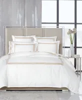 Hotel Collection Chain Links Embroidery 100% Pima Cotton Duvet Cover Set, Full/Queen, Exclusively at Macy's