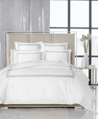 Hotel Collection Chain Links Embroidered 100 Pima Cotton Duvet Cover Sets Exclusively At Macys