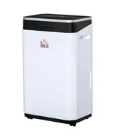 Homcom 14 Pt. Portable Quiet Electric Dehumidifier 2520 Sq. Ft., White