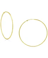Giani Bernini Polished Wire Extra-Large Hoop Earrings, 80mm, Created for Macy's