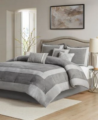 Closeout Madison Park Dax 7 Pc. Comforter Sets