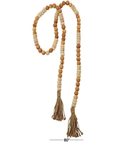 Rosemary Lane Handmade Beaded Garland with Tassel