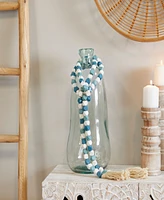 Rosemary Lane Handmade Beaded Geometric Garland with Tassel