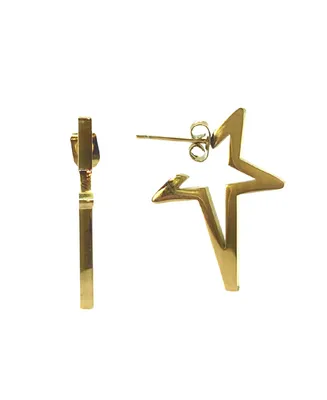 Accessory Concierge Women's Star Huggie Earrings - Gold