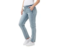 Maternity Denim Jogger Light Blue