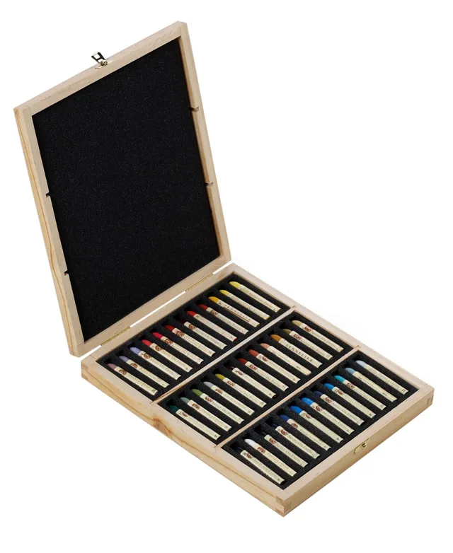 Pentel Oil Pastel Set With Carrying Case,36-color Set - Multi