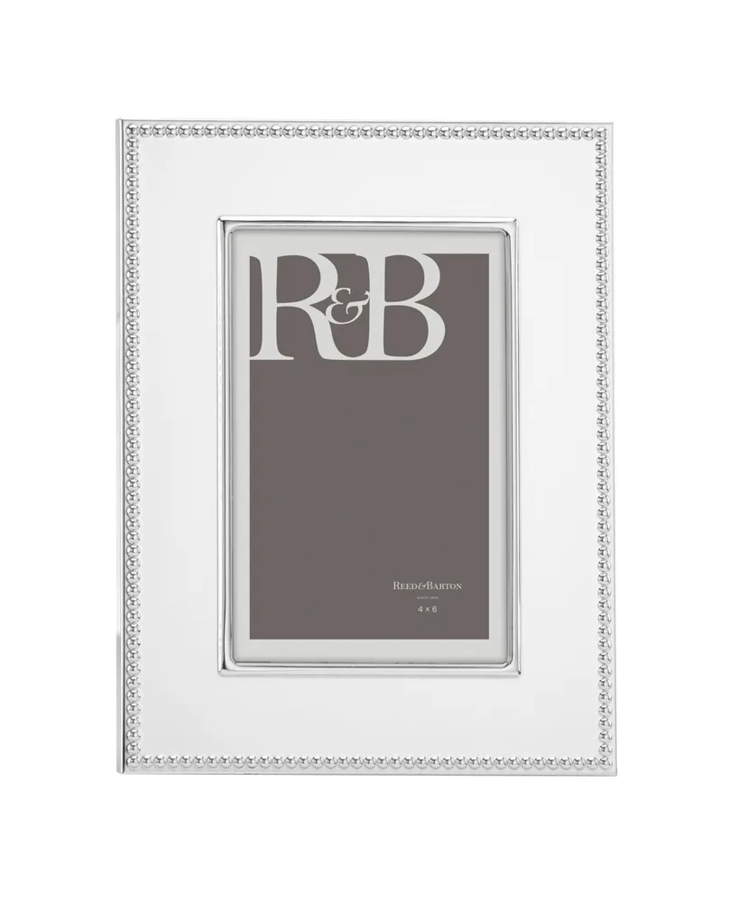 Reed & Barton Lyndon Photo Frame, 4" x 6" - Silver