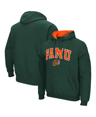 Men's Colosseum Green Florida A&M Rattlers Isle Pullover Hoodie