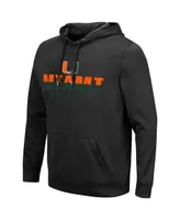 Men's Colosseum Miami Hurricanes Lantern Pullover Hoodie