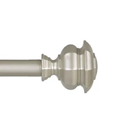 Lauren Ralph Lauren Welford 1" Adjustable Window Curtain Rod and Finial Piece Set