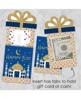 Big Dot of Happiness Ramadan - Eid Mubarak Party Money & Nifty Gifty Card Holders - Set of 8