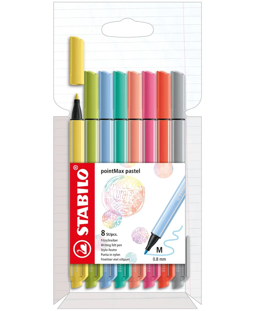 Stabilo Wallet Pointmax Pens Pastel Color 8 Piece Set