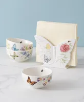 Lenox Butterfly Meadow Kitchen Mini Bowl Set/3, Created for Macy's - White With Multi