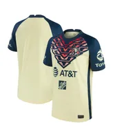 Big Boys Nike Yellow Club America 2021/22 Home Breathe Stadium Replica Jersey