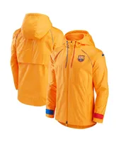 Men's Nike Orange Barcelona All-Weather Full-Zip Jacket