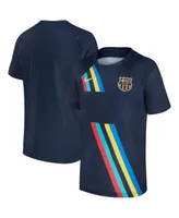 Men's Nike Navy Barcelona 2022/23 Away Pre-Match Top