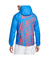 Men's Nike Blue Barcelona Awf Raglan Full-Zip Jacket