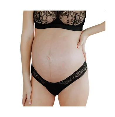 Lace maternity panties