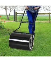 Outsunny Heavy Duty Garden Lawn Weighted Roller to Flatten Ground, Steel Build