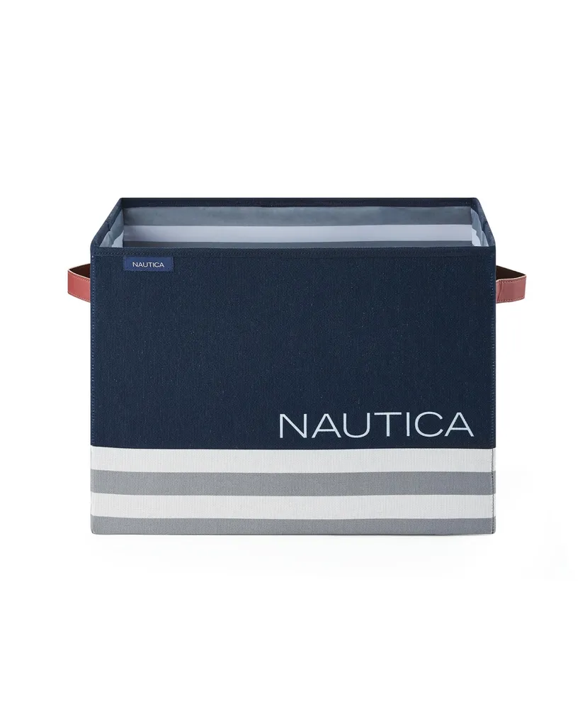 Nautica Folded Rectangle Bin Stripe