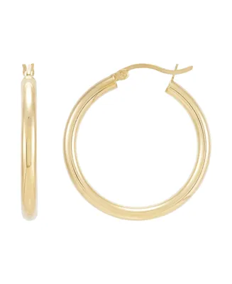 Giani Bernini Polished Tube Hoop Earrings, 30mm