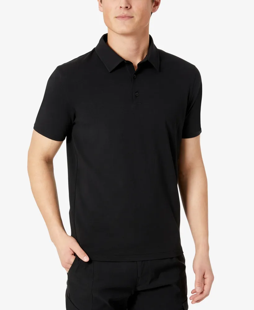 Kenneth Cole Men's Performance Button Polo