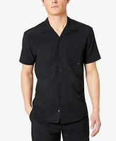 Kenneth Cole Men's Performance Short-Sleeve Resort Camp Shirt