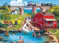 Masterpieces Americana Labor Day 1909 500 Piece Ez Grip Jigsaw Puzzle