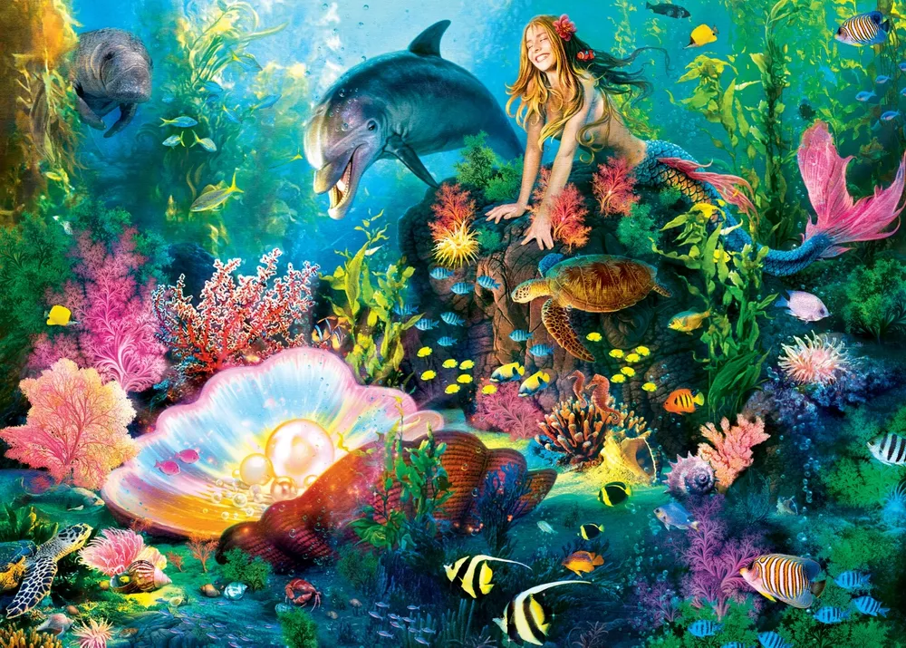 Masterpieces Hidden Images Secrets of the Deep 500 Piece Jigsaw Puzzle