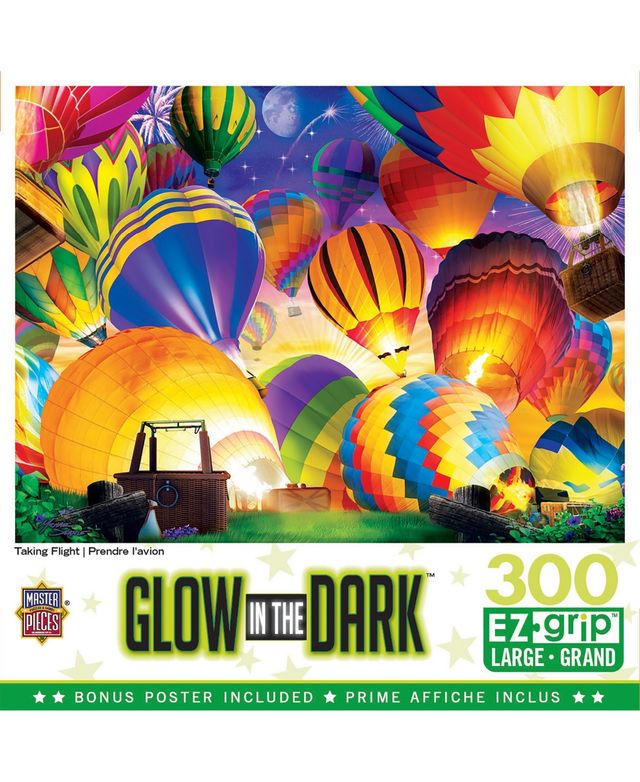 MasterPieces Glow in the Dark - Taking Flight 300 Piece Ez Grip Puzzle