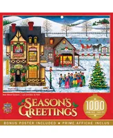 Masterpieces Season's Greetings - Main Street Carolers 1000 Piece Puzzle