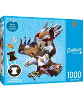 Masterpieces Contours Majestic Flight 1000 Piece Shaped Jigsaw Puzzle