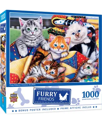 Masterpieces Furry Friends - Cozy Kittens 1000 Piece Jigsaw Puzzle