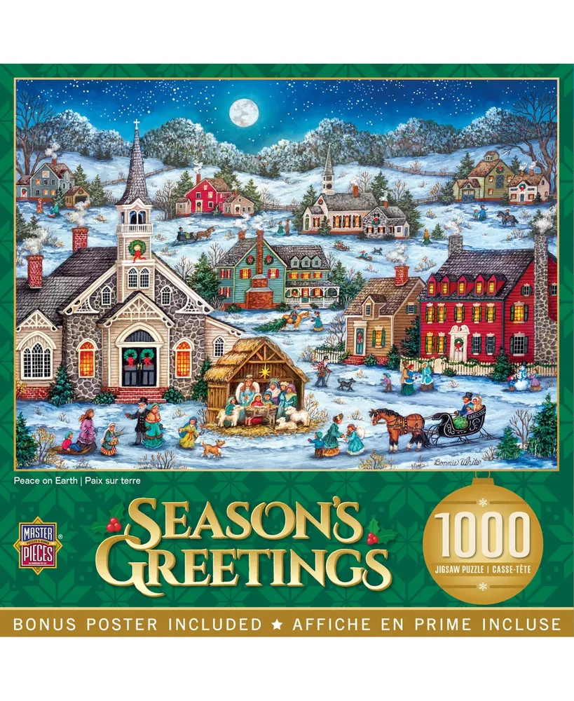 Masterpieces Season's Greetings - Peace on Earth 1000 Piece Puzzle