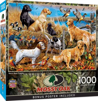 Masterpieces Mossy Oak - Man's Best Friend 1000 Piece Jigsaw Puzzle