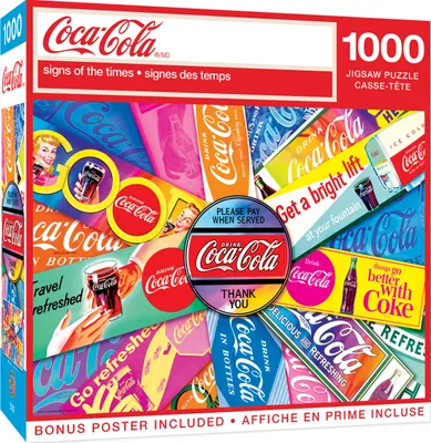 Masterpieces Coca-Cola - Signs of the Times 1000 Piece Jigsaw Puzzle