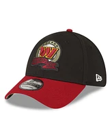 Men's New Era Black, Burgundy Washington Commanders 2022 Salute To Service 39THIRTY Flex Hat