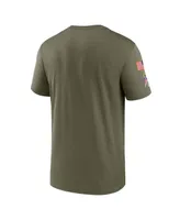 Men's Nike Olive New York Giants 2022 Salute to Service Legend Team T-shirt