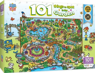 Masterpieces 101 Things to Spot in the Garden 101 Piece Jigsaw Puzzle