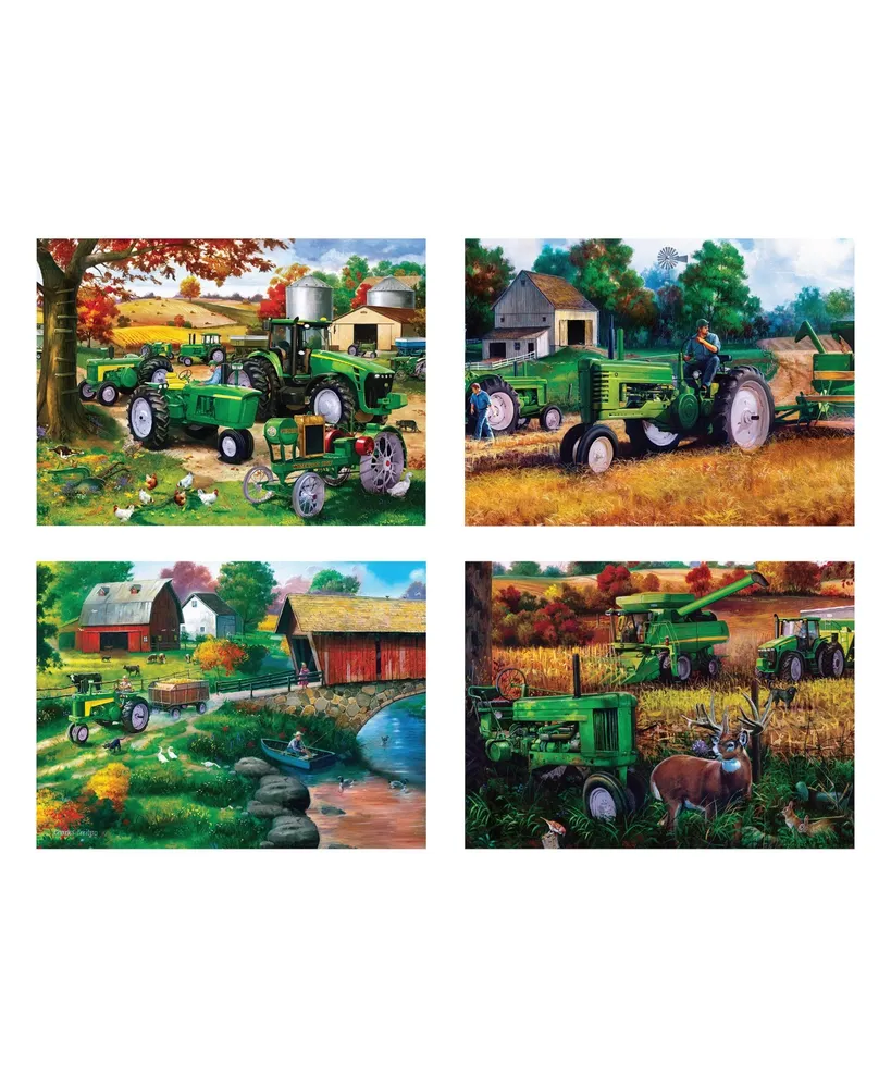 Masterpieces Farm & Country - 500 Piece Jigsaw Puzzles 4 Pack