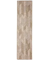 Liora Manne' Orly Angles 1'11" x 7'6" Runner Outdoor Area Rug