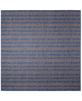 Liora Manne' Mosaic Stripe 7'10" x 7'10" Square Outdoor Area Rug