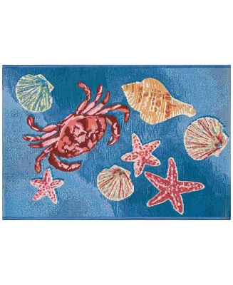 Liora Manne' Esencia Shell We Dance 2' x 2'10" Area Rug