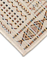 Liora Manne' Panel Stripe 3'3" x 4'11" Outdoor Area Rug
