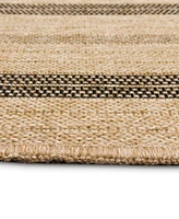 Liora Manne' Sahara Multi Border 5'3" x 7'3" Outdoor Area Rug