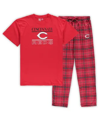 Concepts Sport Black Carolina Panthers Big & Tall Lodge T-shirt And Pants  Sleep Set